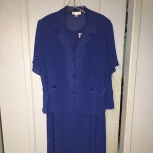 Plus size long jacket dress